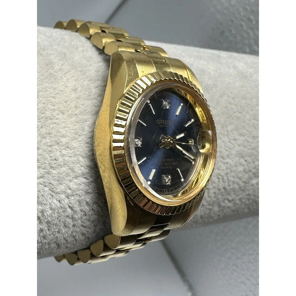 Gruen 321-2015‎ Ladies Watch New Battery 26MM 6.75